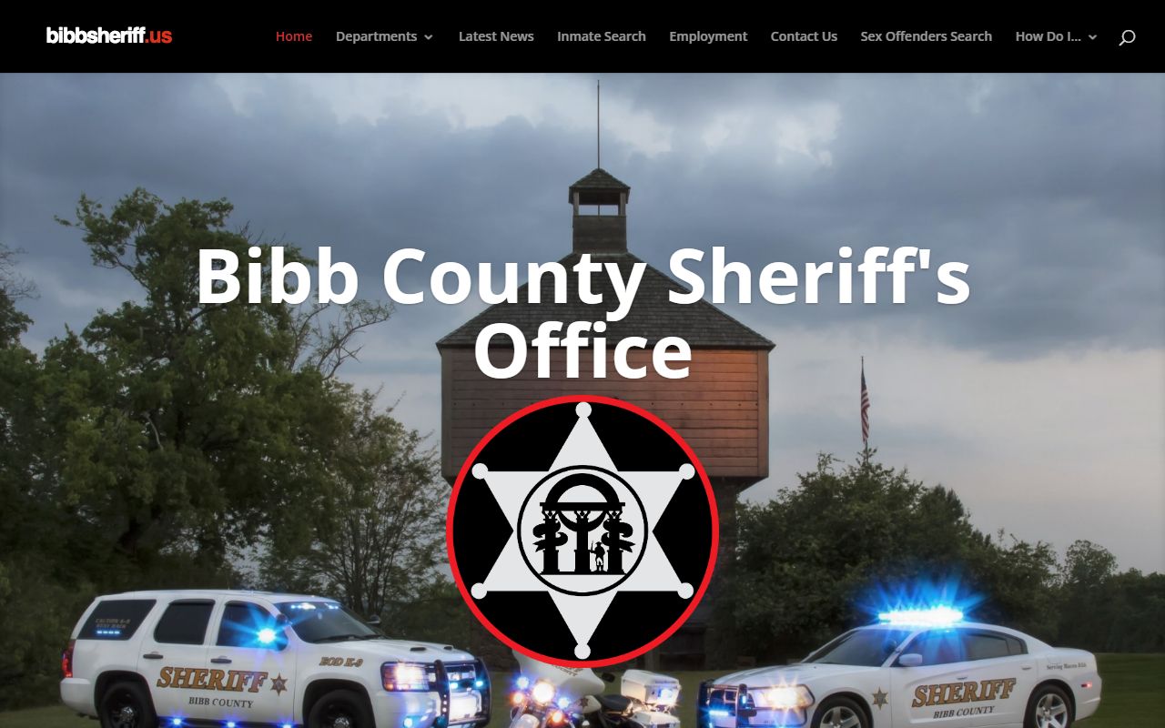 Bibb County Sheriff Office website for booking releases and jail records